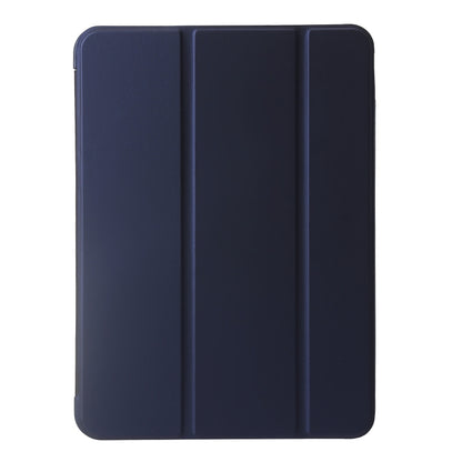 For iPad Pro 13 2024 Three-fold Holder Flip Tablet Leather Case(Dark Blue) - iPad Pro 13 2024 Cases by PMC Jewellery | Online Shopping South Africa | PMC Jewellery | Buy Now Pay Later Mobicred