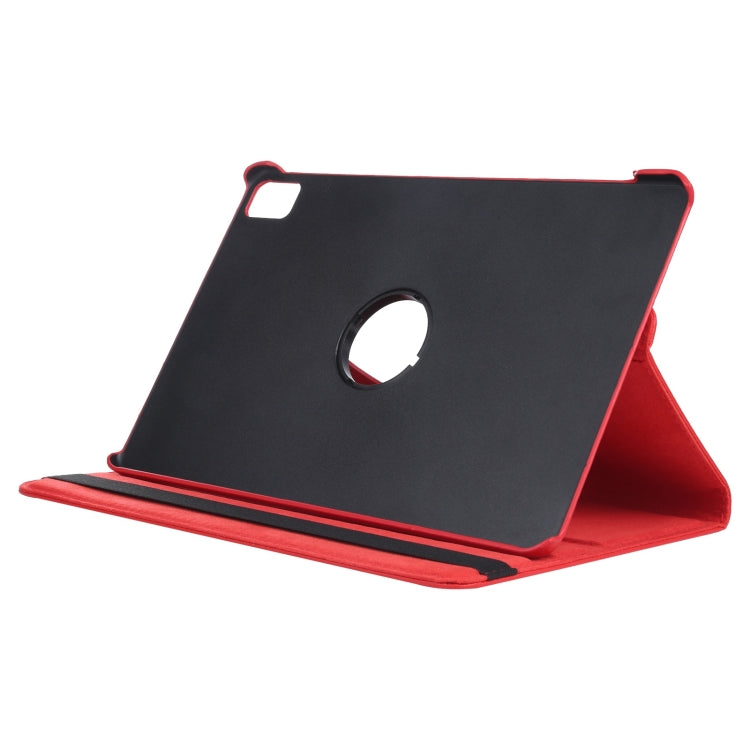 For iPad Pro 13 2024 360 Degree Rotation Litchi Texture Leather Tablet Case with Holder(Red) - iPad Pro 13 2024 Cases by PMC Jewellery | Online Shopping South Africa | PMC Jewellery | Buy Now Pay Later Mobicred