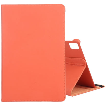 For iPad Pro 13 2024 360 Degree Rotation Litchi Texture Leather Tablet Case with Holder(Orange) - iPad Pro 13 2024 Cases by PMC Jewellery | Online Shopping South Africa | PMC Jewellery | Buy Now Pay Later Mobicred