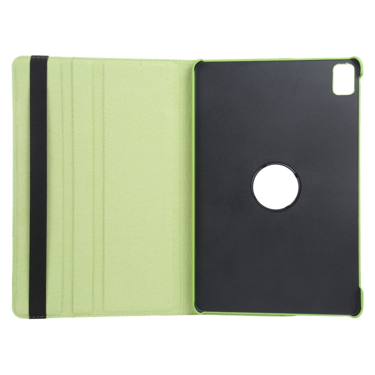 For iPad Air 11 2024 360 Degree Rotation Litchi Texture Leather Tablet Case with Holder(Green) - iPad Air 11 2024 Cases by PMC Jewellery | Online Shopping South Africa | PMC Jewellery | Buy Now Pay Later Mobicred