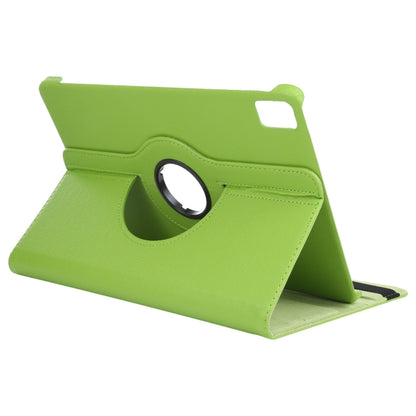 For iPad Air 11 2024 360 Degree Rotation Litchi Texture Leather Tablet Case with Holder(Green) - iPad Air 11 2024 Cases by PMC Jewellery | Online Shopping South Africa | PMC Jewellery | Buy Now Pay Later Mobicred