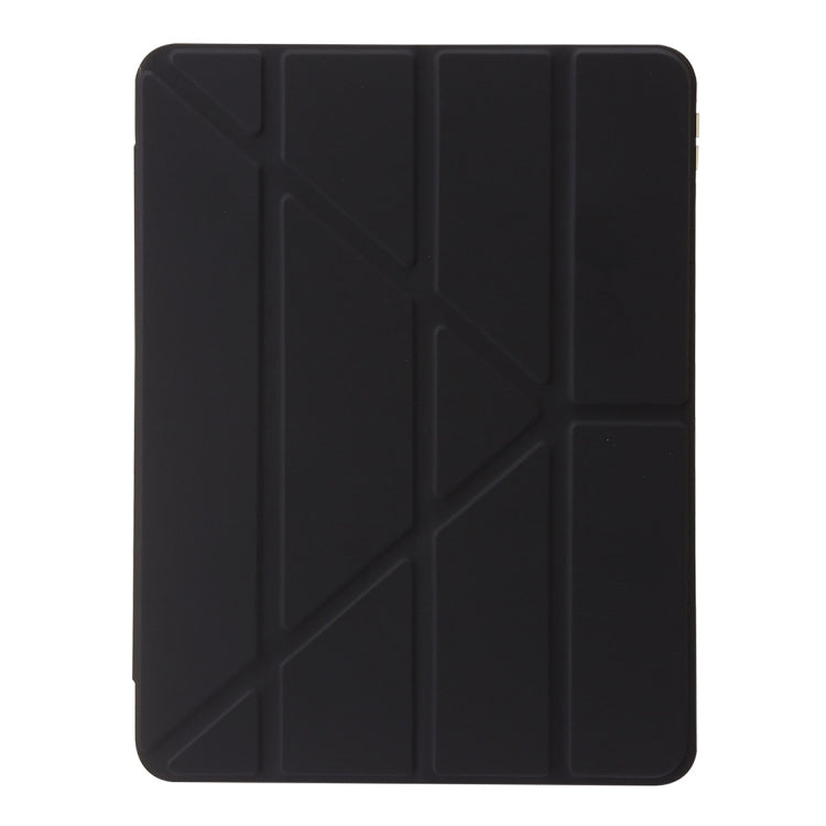 For iPad Air 13 2024 Clear Acrylic Deformation Leather Tablet Case(Black) - iPad Air 13 2024 Cases by PMC Jewellery | Online Shopping South Africa | PMC Jewellery | Buy Now Pay Later Mobicred