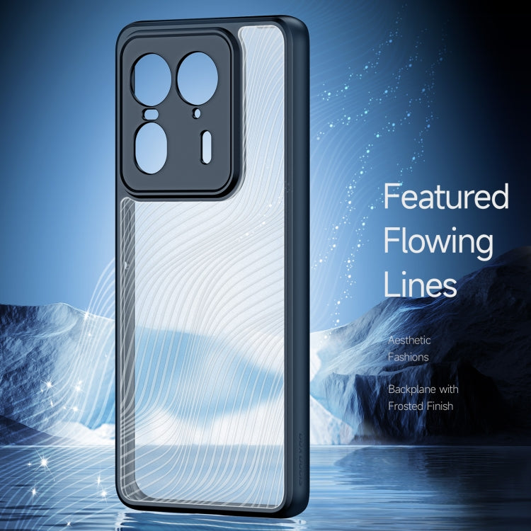 For Motorola Edge 50 Ultra DUX DUCIS Aimo Series TPU + PC Frosted Feel Phone Case(Black) - Motorola Cases by DUX DUCIS | Online Shopping South Africa | PMC Jewellery | Buy Now Pay Later Mobicred