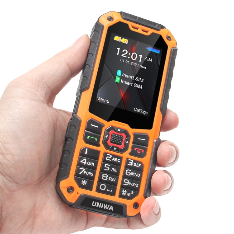 UNIWA S9 Rugged Phone, 2.4 inch UNISOC TIGER T117, 3000mAh Battery, 21 Keys, Network: 4G(Grey) - UNIWA by UNIWA | Online Shopping South Africa | PMC Jewellery