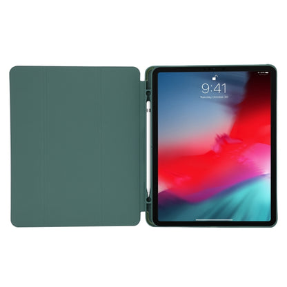 For iPad Pro 13 2024 Skin Feel Tri-fold Leather Tablet Case with Pen Slot(Light Blue) - iPad Pro 13 2024 Cases by PMC Jewellery | Online Shopping South Africa | PMC Jewellery | Buy Now Pay Later Mobicred