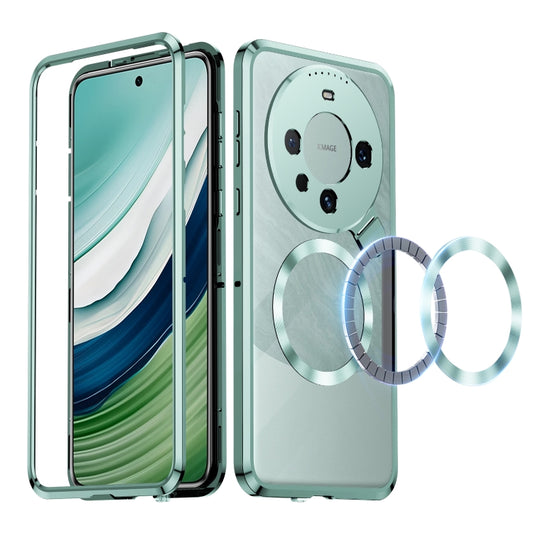 For Huawei Mate 60 Aromatherapy Holder Single-sided MagSafe Magnetic Phone Case(Green) - Huawei Cases by PMC Jewellery | Online Shopping South Africa | PMC Jewellery | Buy Now Pay Later Mobicred