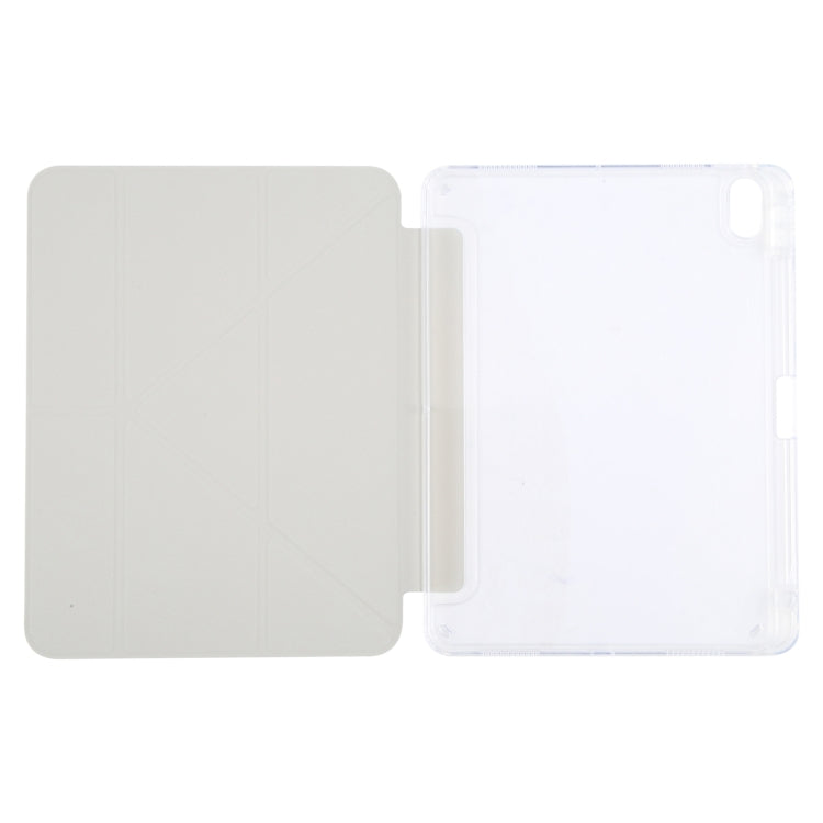 For iPad 10.2 2021 / 2020 / 2019 GEBEI Deformation Leather Tablet Case(Grey) - free shipping - PMc TechLife - Order now!