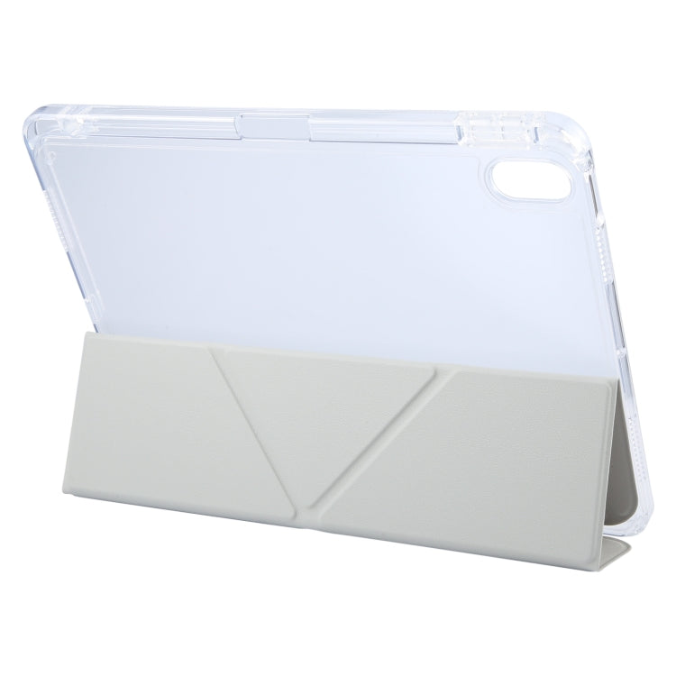 For iPad Pro 11 2022 GEBEI Deformation Leather Tablet Case(Grey) - free shipping - PMc TechLife - Order now!