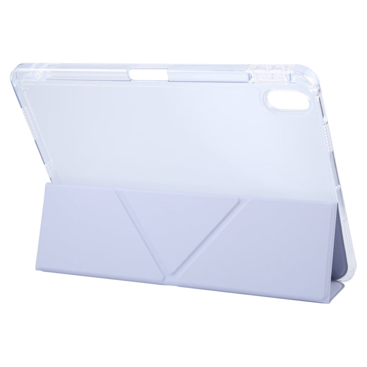 For iPad Pro 13 2024 GEBEI Deformation Leather Tablet Case(Purple) - iPad Pro 13 2024 Cases by GEBEI | Online Shopping South Africa | PMC TechLife | Buy Now Pay Later Mobicred