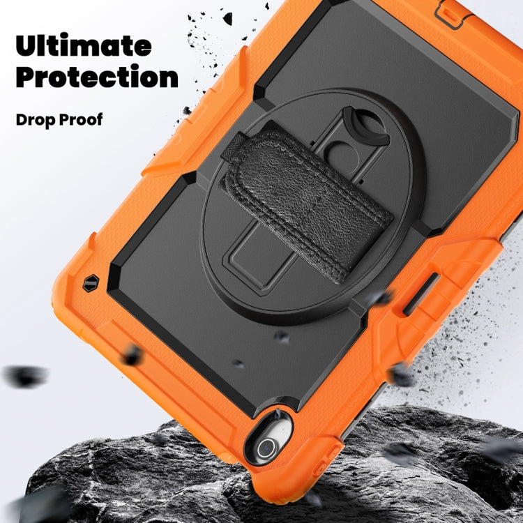 For iPad Air 13 2024 Silicone + PC Tablet Protective Case(Orange+Black) - iPad Air 13 2024 Cases by PMC Jewellery | Online Shopping South Africa | PMC Jewellery | Buy Now Pay Later Mobicred