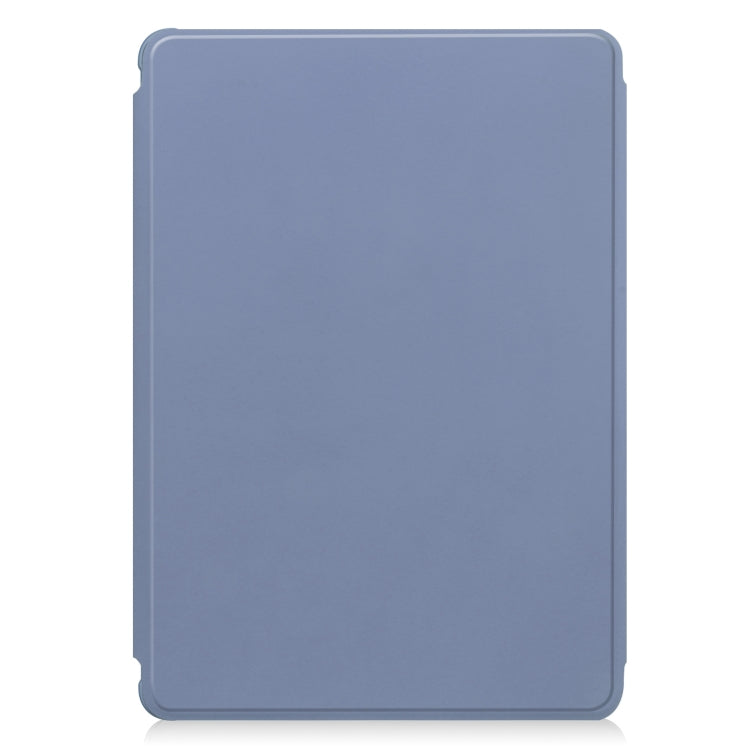 For iPad Pro 13 2024 Transparent Rotation Smart Leather Tablet Case with Keyboard(Lavender) - iPad Pro 13 2024 Cases by PMC TechLife | Online Shopping South Africa | PMC TechLife | Buy Now Pay Later Mobicred