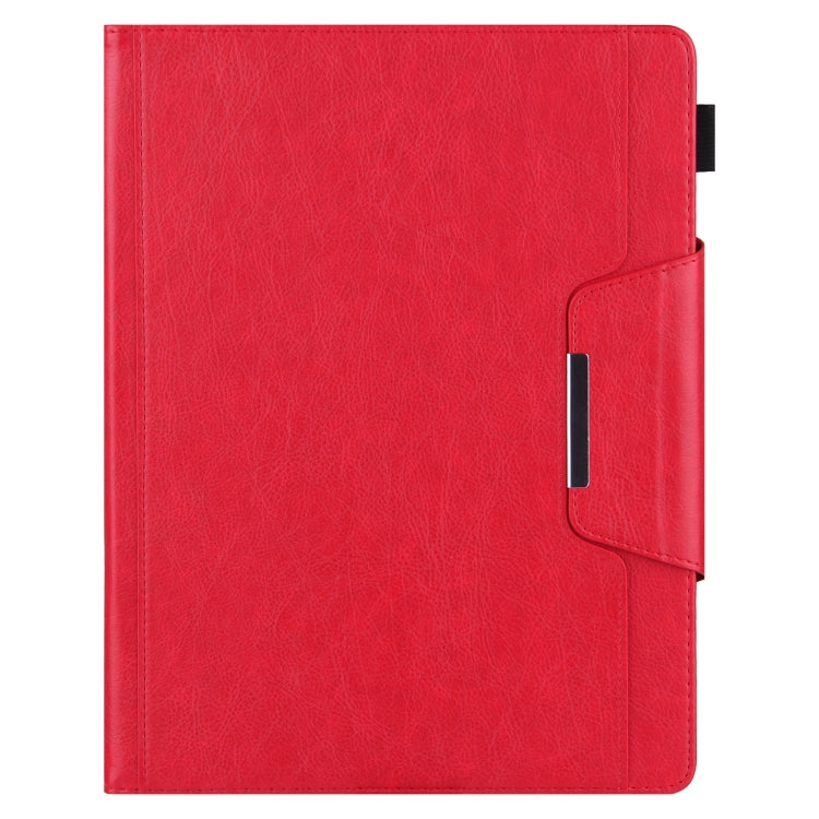 For iPad Pro 13 2024 Solid Color Metal Buckle Leather Smart Tablet Case(Red) - iPad Pro 13 2024 Cases by PMC Jewellery | Online Shopping South Africa | PMC Jewellery | Buy Now Pay Later Mobicred