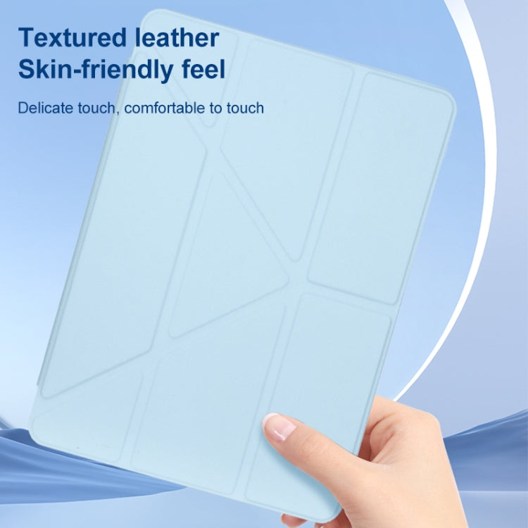 For Huawei MatePad 10.4 Clear Acrylic Deformation Leather Tablet Case(Dark Green) - Huawei by PMC TechLife | Online Shopping South Africa | PMC TechLife | Buy Now Pay Later Mobicred