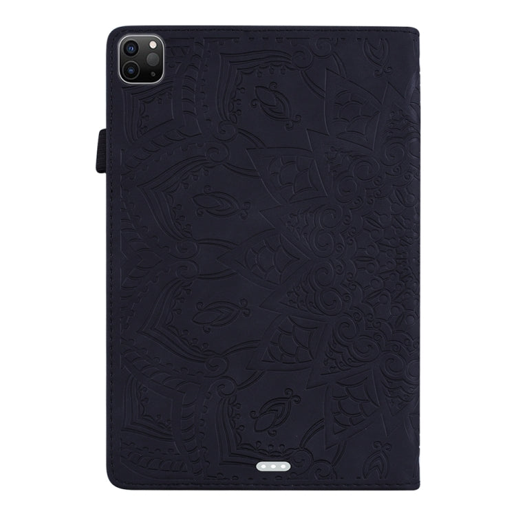 For iPad Pro 11 2024 Calf Texture Embossed Leather Tablet Case(Black) - iPad Pro 11 2024 Cases by PMC TechLife | Online Shopping South Africa | PMC TechLife | Buy Now Pay Later Mobicred
