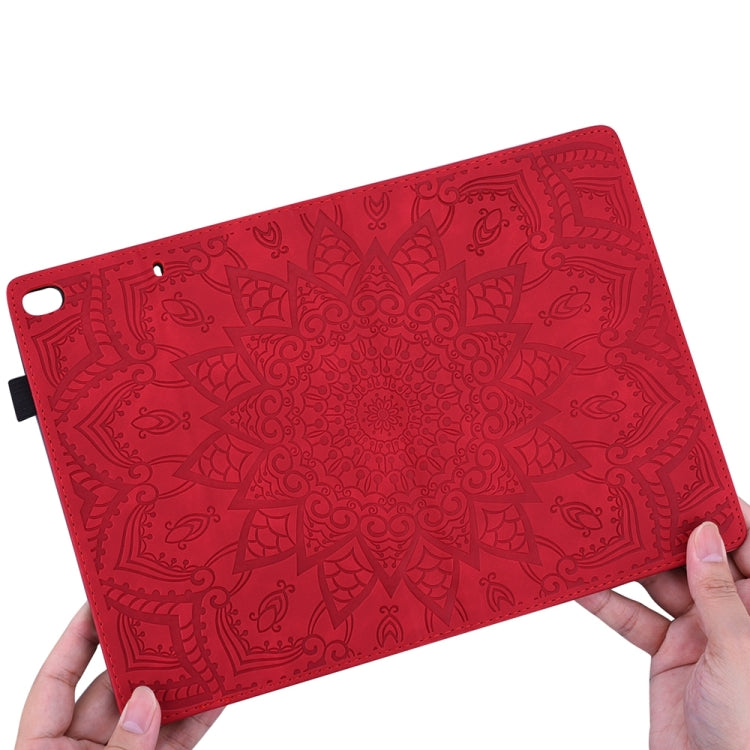 For iPad Pro 11 2024 Calf Texture Embossed Leather Tablet Case(Red) - iPad Pro 11 2024 Cases by PMC Jewellery | Online Shopping South Africa | PMC Jewellery | Buy Now Pay Later Mobicred