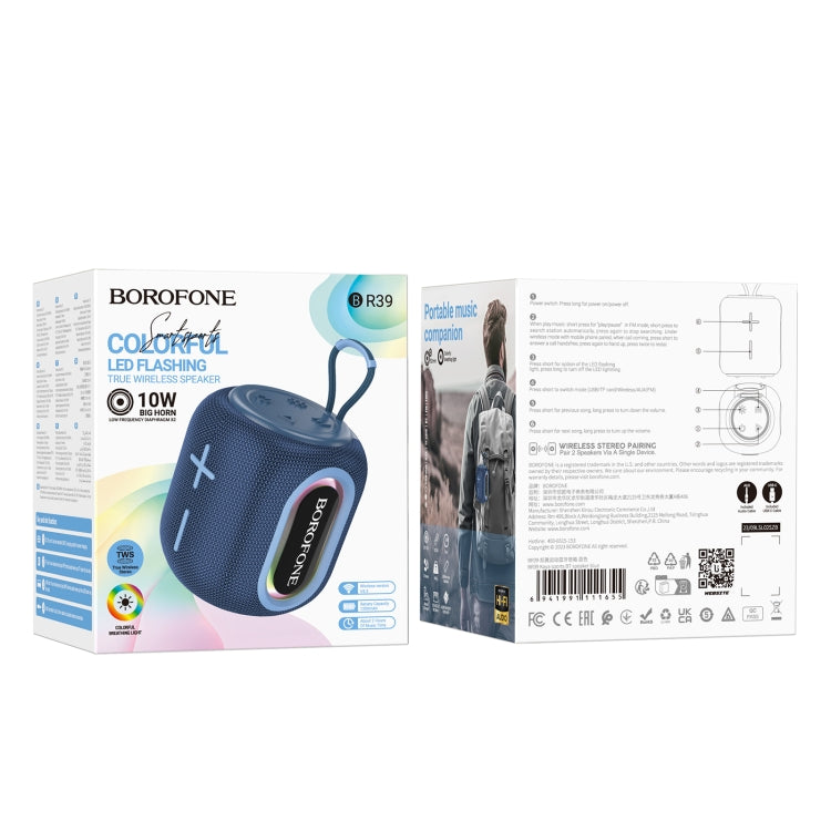 Borofone BR39 Portable Kaya Sports BT Speaker(Blue) - Desktop Speaker by Borofone | Online Shopping South Africa | PMC Jewellery | Buy Now Pay Later Mobicred