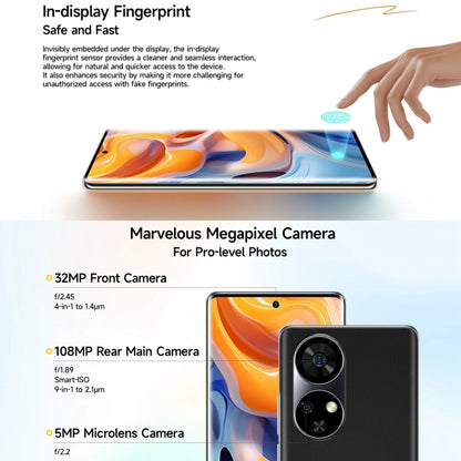 Ulefone Note 17 Pro, 12GB+256GB, Screen Fingerprint, 6.78 inch Android 13 MediaTek Helio G99 MTK6789 Octa Core, NFC, Network: 4G(Amber Orange) - Ulefone by Ulefone | Online Shopping South Africa | PMC Jewellery | Buy Now Pay Later Mobicred