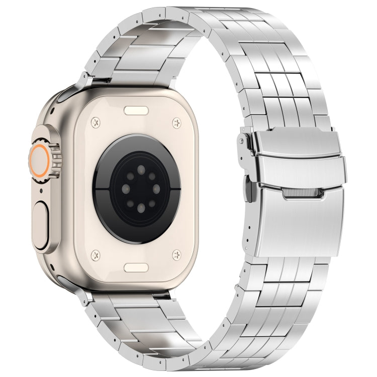 For Apple Watch 42mm Armor 5-bead Titanium Watch Band(Silver) - free shipping - PMC TechLife - Order now!