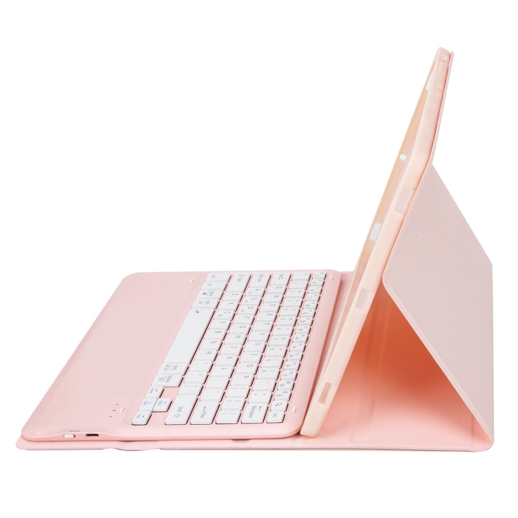 For iPad Pro 13 2024 A13B Detachable Ultra-Thin Bluetooth Keyboard Leather Tablet Case with Pen Slot(Pink) - For iPad Pro by PMC Jewellery | Online Shopping South Africa | PMC Jewellery | Buy Now Pay Later Mobicred