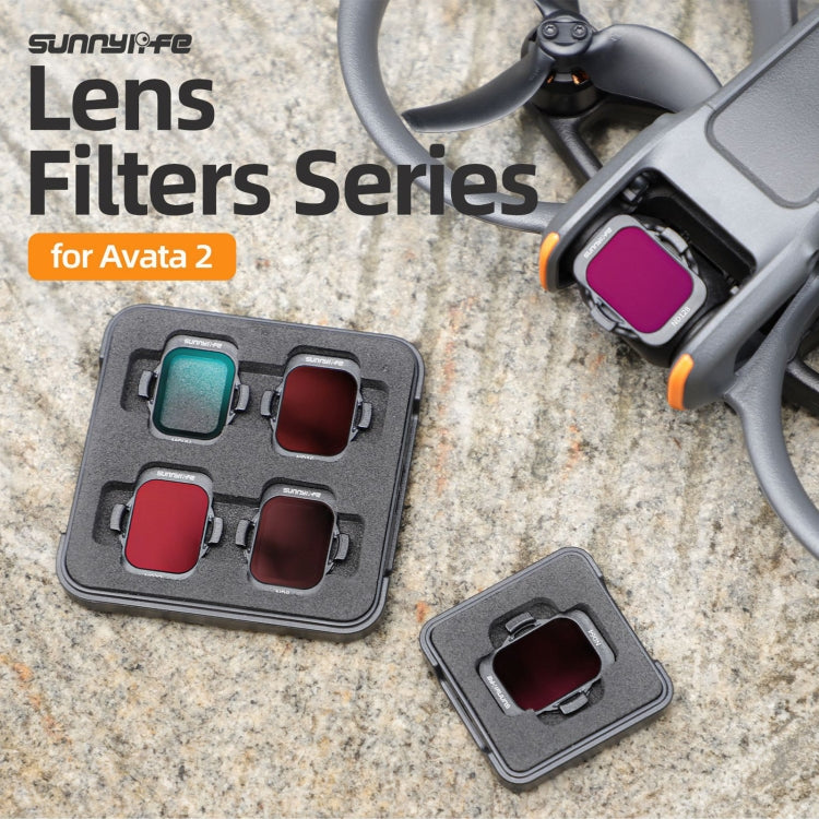 For DJI Avata 2 Sunnylife Camera Lens Filter, Filter:4 in 1 ND8/16/32/64 - free shipping - PMC TechLife - Order now!