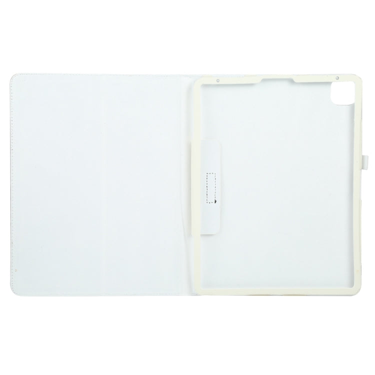 For iPad Air 11 2024 Litchi Texture Solid Color Leather Tablet Case(White) - iPad Air 11 2024 Cases by PMC Jewellery | Online Shopping South Africa | PMC Jewellery | Buy Now Pay Later Mobicred