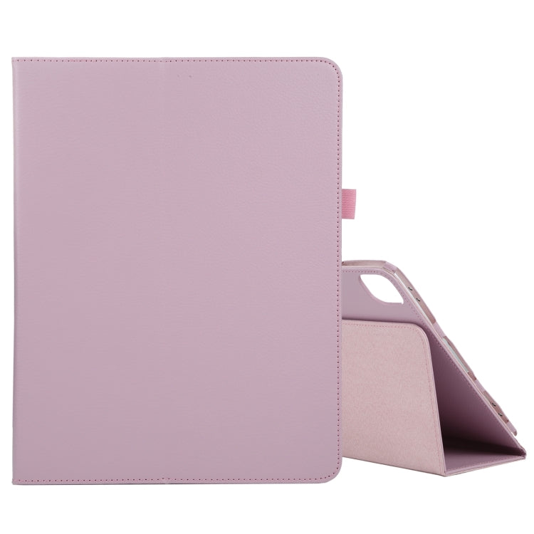 For iPad Air 11 2024 Litchi Texture Solid Color Leather Tablet Case(Pink) - iPad Air 11 2024 Cases by PMC Jewellery | Online Shopping South Africa | PMC Jewellery | Buy Now Pay Later Mobicred