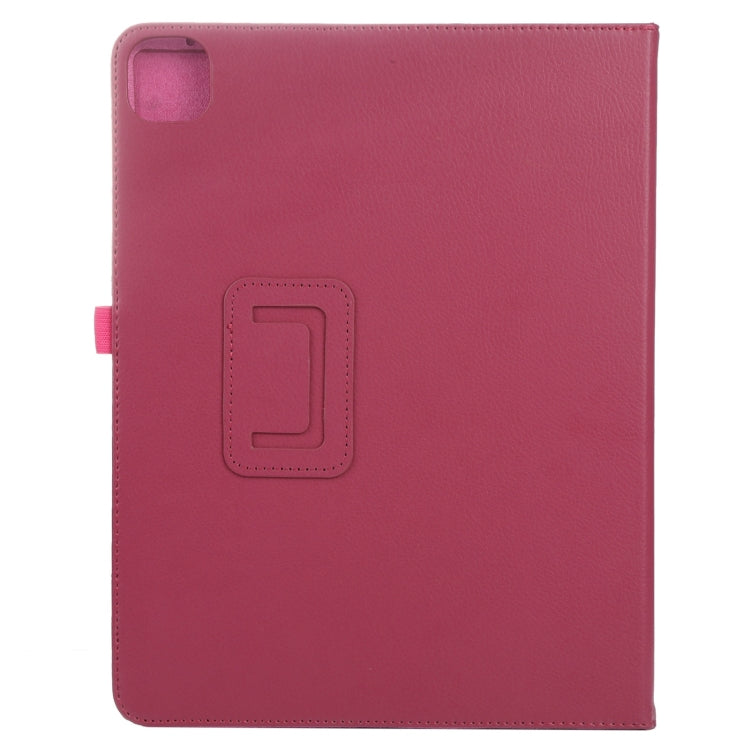 For iPad Pro 11 2024 Litchi Texture Solid Color Leather Tablet Case(Rose Red) - iPad Pro 11 2024 Cases by PMC Jewellery | Online Shopping South Africa | PMC Jewellery | Buy Now Pay Later Mobicred