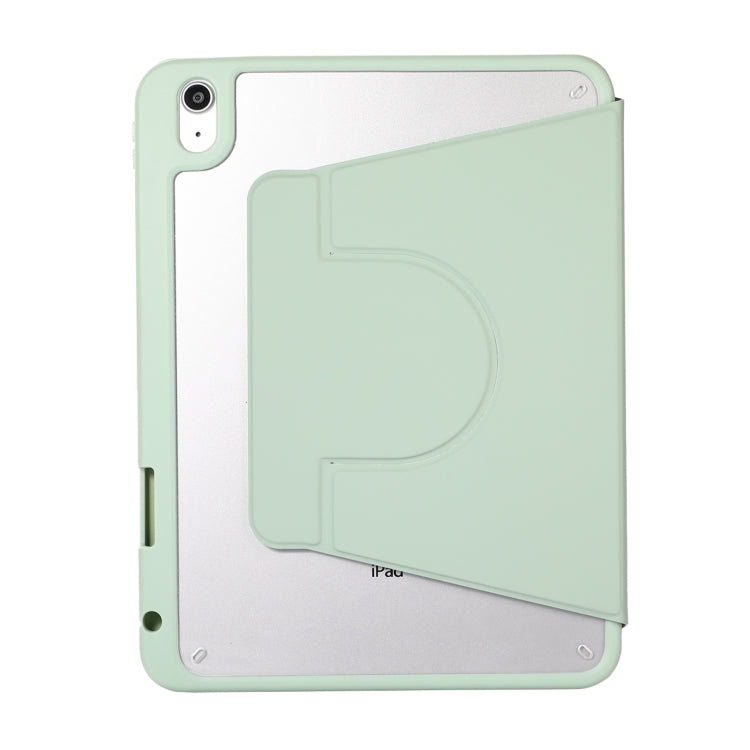 For iPad Pro 13 2024 2 in 1 Acrylic Split Rotating Leather Tablet Case(Matcha Green) - iPad Pro 13 2024 Cases by PMC Jewellery | Online Shopping South Africa | PMC Jewellery | Buy Now Pay Later Mobicred