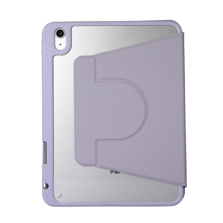 For iPad Pro 13 2024 2 in 1 Acrylic Split Rotating Leather Tablet Case(Lavender) - iPad Pro 13 2024 Cases by PMC TechLife | Online Shopping South Africa | PMC TechLife | Buy Now Pay Later Mobicred