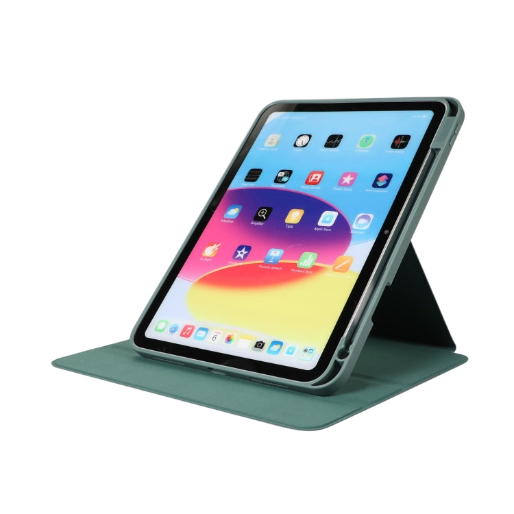 For iPad Pro 13 2024 2 in 1 Acrylic Split Rotating Leather Tablet Case(Matcha Green) - iPad Pro 13 2024 Cases by PMC TechLife | Online Shopping South Africa | PMC TechLife | Buy Now Pay Later Mobicred