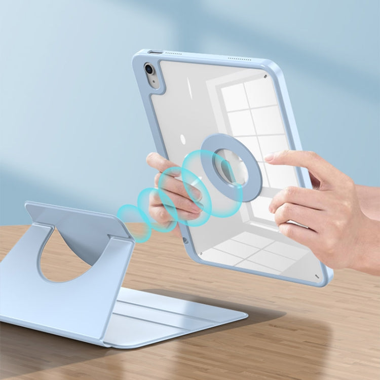For iPad Pro 11 2024 2 in 1 Acrylic Split Rotating Leather Tablet Case(Matcha Green) - iPad Pro 11 2024 Cases by PMC TechLife | Online Shopping South Africa | PMC TechLife | Buy Now Pay Later Mobicred