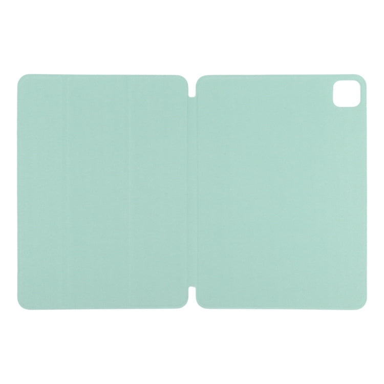 For iPad Pro 13 2024 Double-sided Clip Non-buckle Magnetic PU Smart Tablet Case(Light Green) - iPad Air 13 2024 Cases by PMC Jewellery | Online Shopping South Africa | PMC Jewellery | Buy Now Pay Later Mobicred