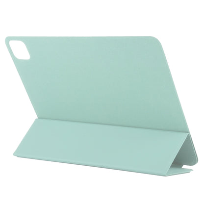 For iPad Pro 11 2024 Double-sided Clip Non-buckle Magnetic PU Smart Tablet Case(Light Green) - iPad Pro 11 2024 Cases by PMC Jewellery | Online Shopping South Africa | PMC Jewellery | Buy Now Pay Later Mobicred