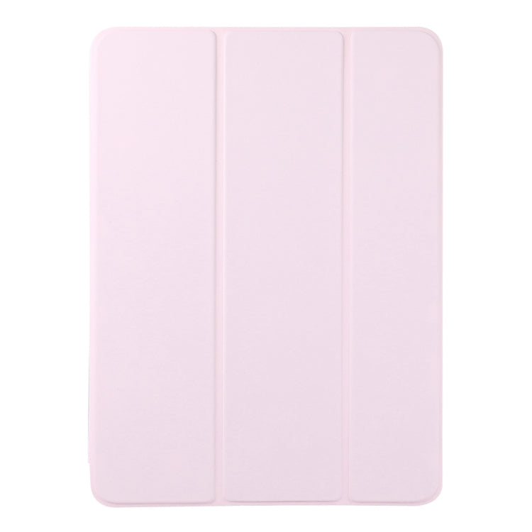 For iPad Pro 11 2024 Double-sided Clip Non-buckle Magnetic PU Smart Tablet Case(Pink) - iPad Pro 11 2024 Cases by PMC Jewellery | Online Shopping South Africa | PMC Jewellery | Buy Now Pay Later Mobicred