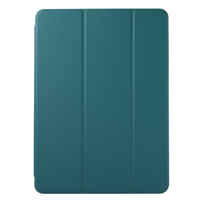 For iPad Pro 11 2024 Double-sided Clip Non-buckle Magnetic PU Smart Tablet Case(Dark Green) - iPad Pro 11 2024 Cases by PMC Jewellery | Online Shopping South Africa | PMC Jewellery | Buy Now Pay Later Mobicred