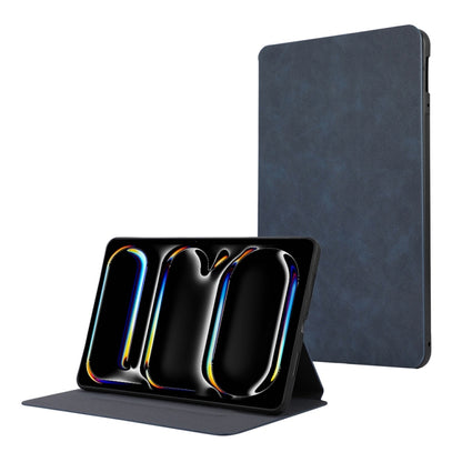 For iPad Pro 11 2024 TPU Flip Tablet Protective Leather Case(Dark Blue) - iPad Pro 11 2024 Cases by PMC Jewellery | Online Shopping South Africa | PMC Jewellery | Buy Now Pay Later Mobicred