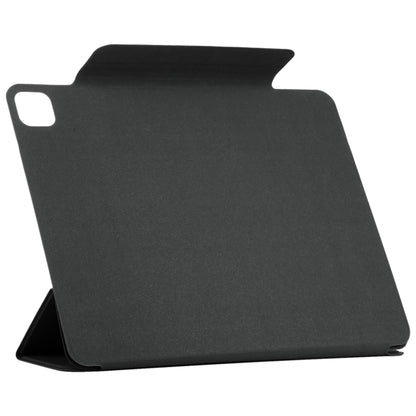 For iPad Pro 13 2024 Double-sided Clip Fixed Buckle Magnetic PU Leather Smart Tablet Case(Black) - iPad Pro 13 2024 Cases by PMC Jewellery | Online Shopping South Africa | PMC Jewellery | Buy Now Pay Later Mobicred