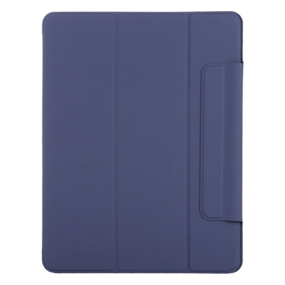 For iPad Air 11 2024 Double-sided Clip Fixed Buckle Magnetic PU Leather Smart Tablet Case(Dark Blue) - iPad Air 11 2024 Cases by PMC Jewellery | Online Shopping South Africa | PMC Jewellery | Buy Now Pay Later Mobicred