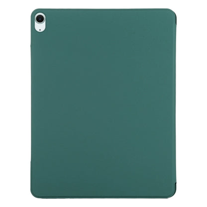 For iPad Air 11 2024 Double-sided Clip Fixed Buckle Magnetic PU Leather Smart Tablet Case(Dark Green) - iPad Air 11 2024 Cases by PMC Jewellery | Online Shopping South Africa | PMC Jewellery | Buy Now Pay Later Mobicred