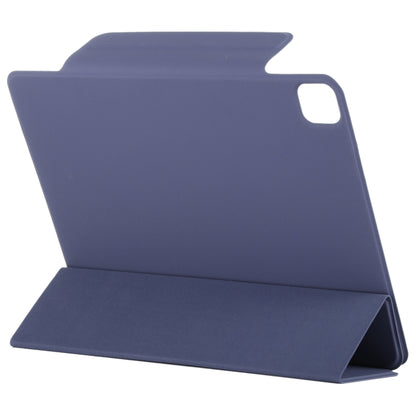 For iPad Pro 11 2024 Double-sided Clip Fixed Buckle Magnetic PU Leather Smart Tablet Case(Dark Blue) - iPad Pro 11 2024 Cases by PMC Jewellery | Online Shopping South Africa | PMC Jewellery | Buy Now Pay Later Mobicred