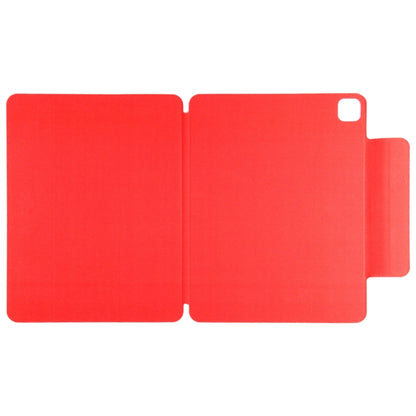 For iPad Pro 11 2024 Double-sided Clip Fixed Buckle Magnetic PU Leather Smart Tablet Case(Red) - iPad Pro 11 2024 Cases by PMC Jewellery | Online Shopping South Africa | PMC Jewellery | Buy Now Pay Later Mobicred