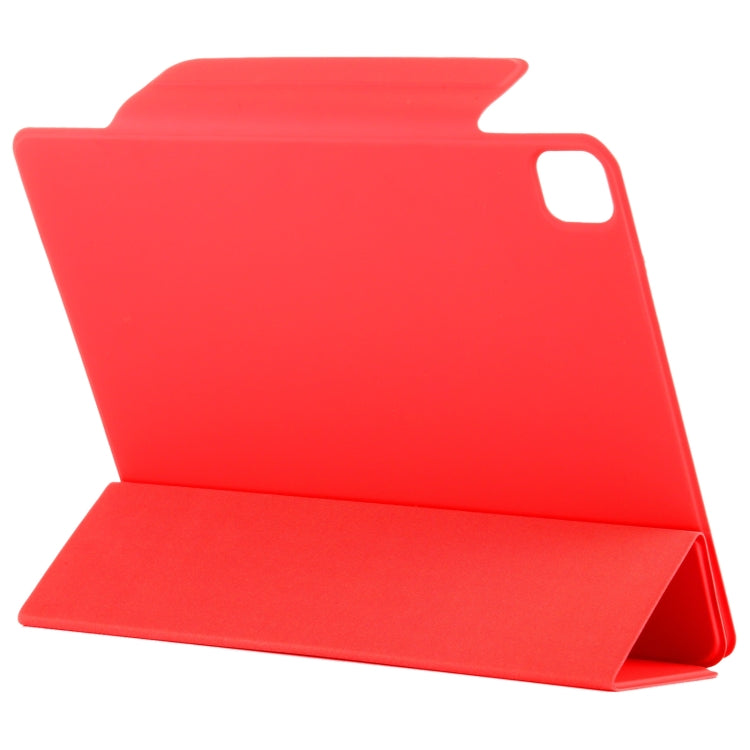 For iPad Pro 11 2024 Double-sided Clip Fixed Buckle Magnetic PU Leather Smart Tablet Case(Red) - iPad Pro 11 2024 Cases by PMC Jewellery | Online Shopping South Africa | PMC Jewellery | Buy Now Pay Later Mobicred