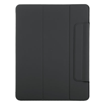 For iPad Air 13 2024 Double-sided Clip Fixed Buckle Magnetic PU Leather Smart Tablet Case(Black) - iPad Air 13 2024 Cases by PMC Jewellery | Online Shopping South Africa | PMC Jewellery | Buy Now Pay Later Mobicred