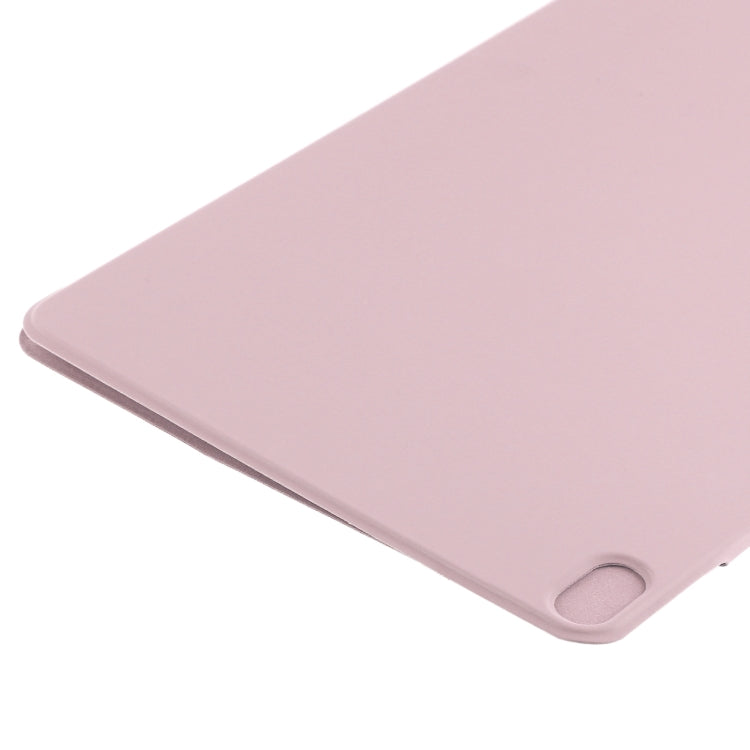 For iPad Air 13 2024 Double-sided Clip Fixed Buckle Magnetic PU Leather Smart Tablet Case(Rose Gold) - iPad Air 13 2024 Cases by PMC Jewellery | Online Shopping South Africa | PMC Jewellery | Buy Now Pay Later Mobicred