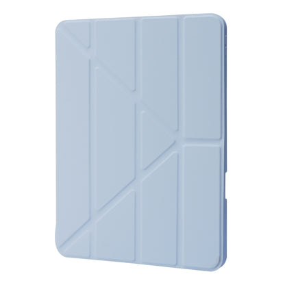 For iPad Pro 11 2024 Deformation Transparent Acrylic Leather Tablet Case(Light Blue) - iPad Pro 11 2024 Cases by PMC Jewellery | Online Shopping South Africa | PMC Jewellery | Buy Now Pay Later Mobicred