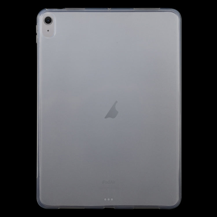 For iPad Air 11 2025 / 2024 / 5 / 4 0.75mm Shockproof Outside Glossy Inside Frosted TPU Tablet Case(Transparent) - iPad Air 11 2025 / 2024 Cases by PMC Jewellery | Online Shopping South Africa | PMC Jewellery | Buy Now Pay Later Mobicred