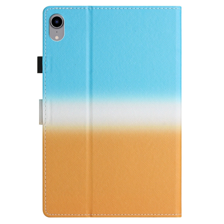 For iPad Pro 11 2024 Stitching Gradient Smart Leather Tablet Case(Blue Orange) - iPad Pro 11 2024 Cases by PMC Jewellery | Online Shopping South Africa | PMC Jewellery | Buy Now Pay Later Mobicred