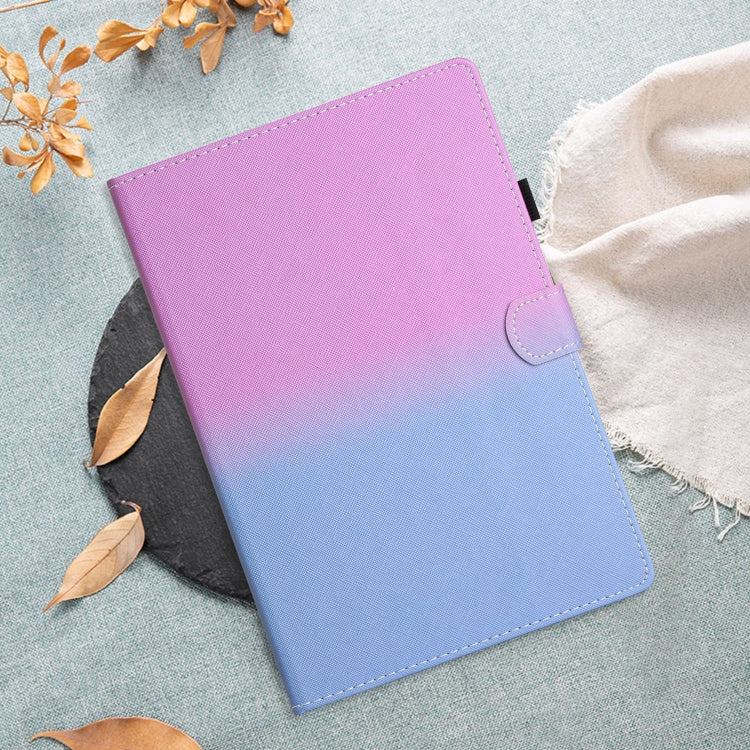 For iPad Pro 11 2024 Stitching Gradient Smart Leather Tablet Case(Purple Blue) - iPad Pro 11 2024 Cases by PMC TechLife | Online Shopping South Africa | PMC TechLife | Buy Now Pay Later Mobicred