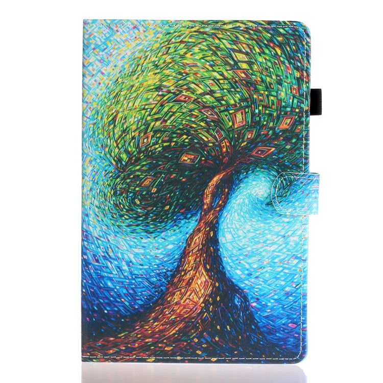 For iPad Pro 11 2024 Coloured Drawing Stitching Smart Leather Tablet Case(Abstract Tree) - iPad Pro 11 2024 Cases by PMC Jewellery | Online Shopping South Africa | PMC Jewellery | Buy Now Pay Later Mobicred