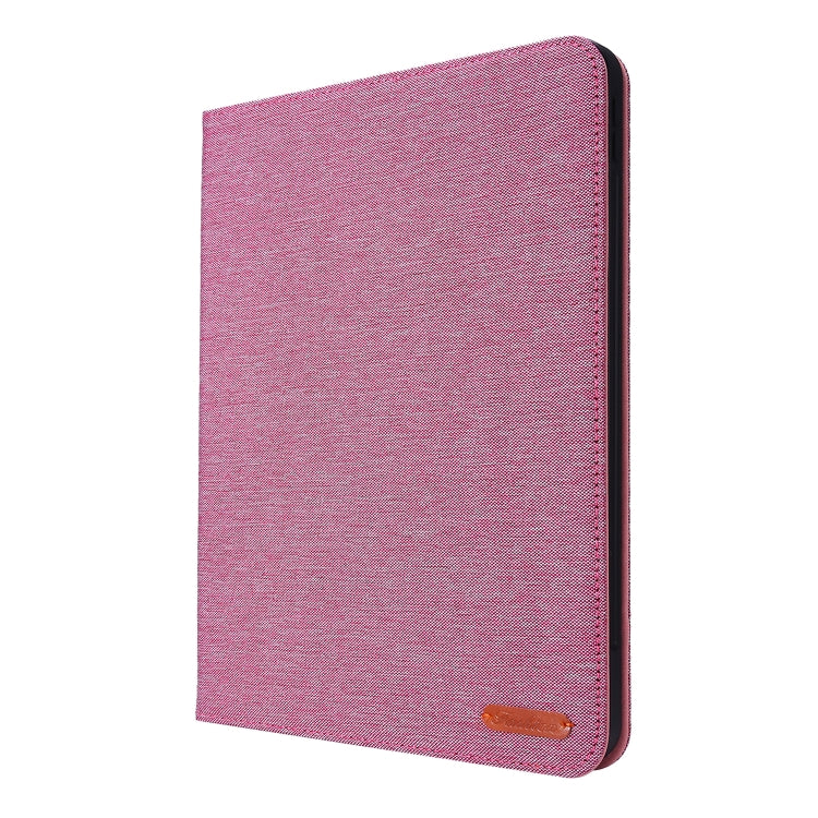 For iPad Pro 13 2024 Fabric Leather Tablet Case(Rose Red) - iPad Pro 13 2024 Cases by PMC Jewellery | Online Shopping South Africa | PMC Jewellery | Buy Now Pay Later Mobicred